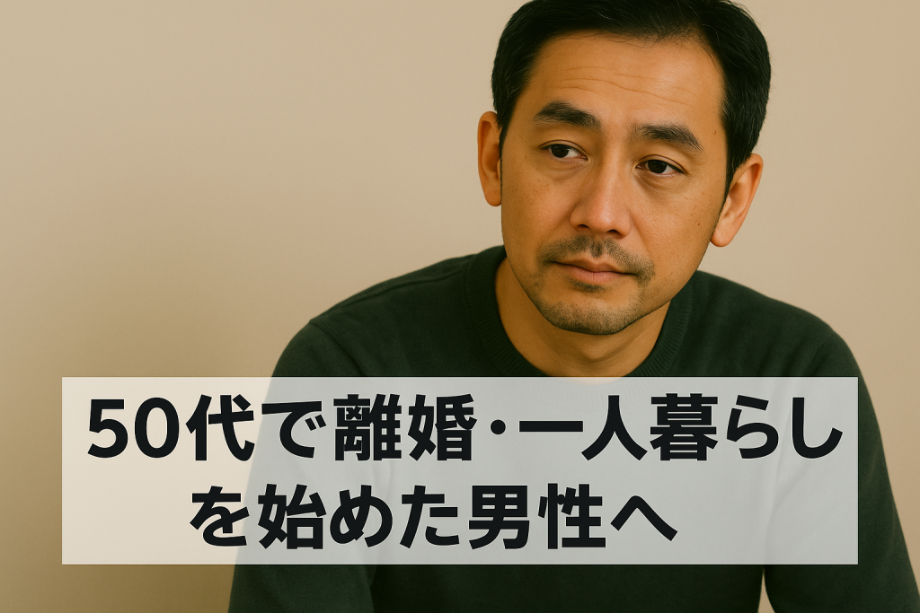 50代で離婚した男性が直面する現実