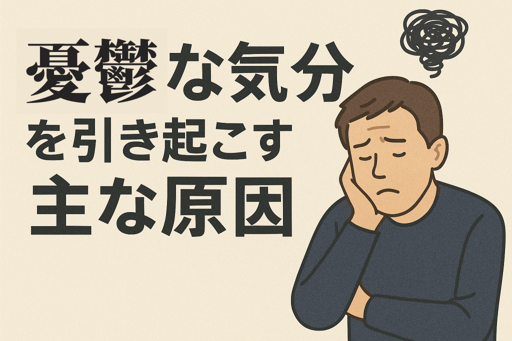 憂鬱な気分を引き起こす主な原因