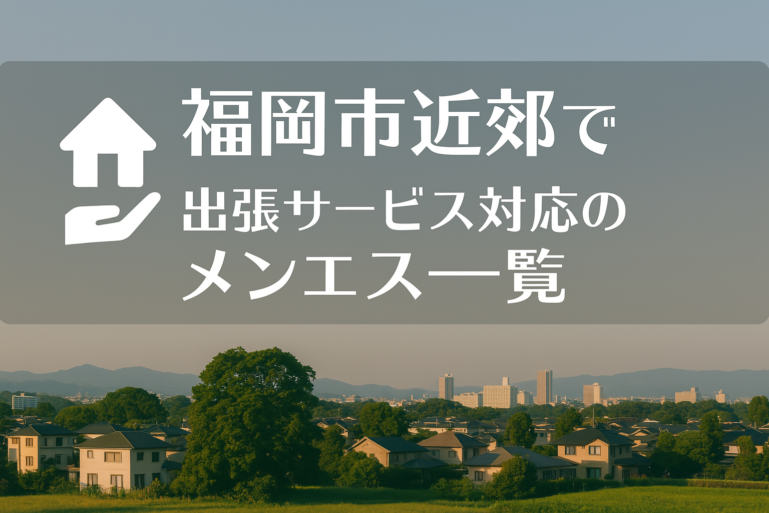 糸島市で“ホテル・自宅に呼べる”出張メンエス｜福岡市近郊のビジネスホテル派遣メンズエステ