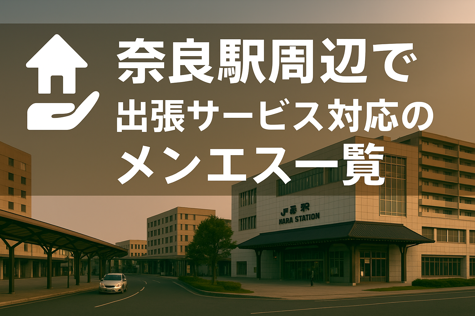 JR・近鉄奈良駅周辺で“ホテルに呼べる”出張メンエス｜奈良市全域ビジネスホテル派遣メンズエステ（高天町・油阪町・三条本町・東向中町）