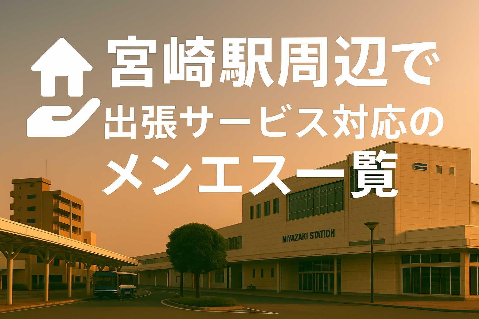 宮崎駅〜橘通り・高千穂通・中央通で“ホテルに呼べる”出張メンエス｜宮崎市全域ビジネスホテル派遣メンズエステ