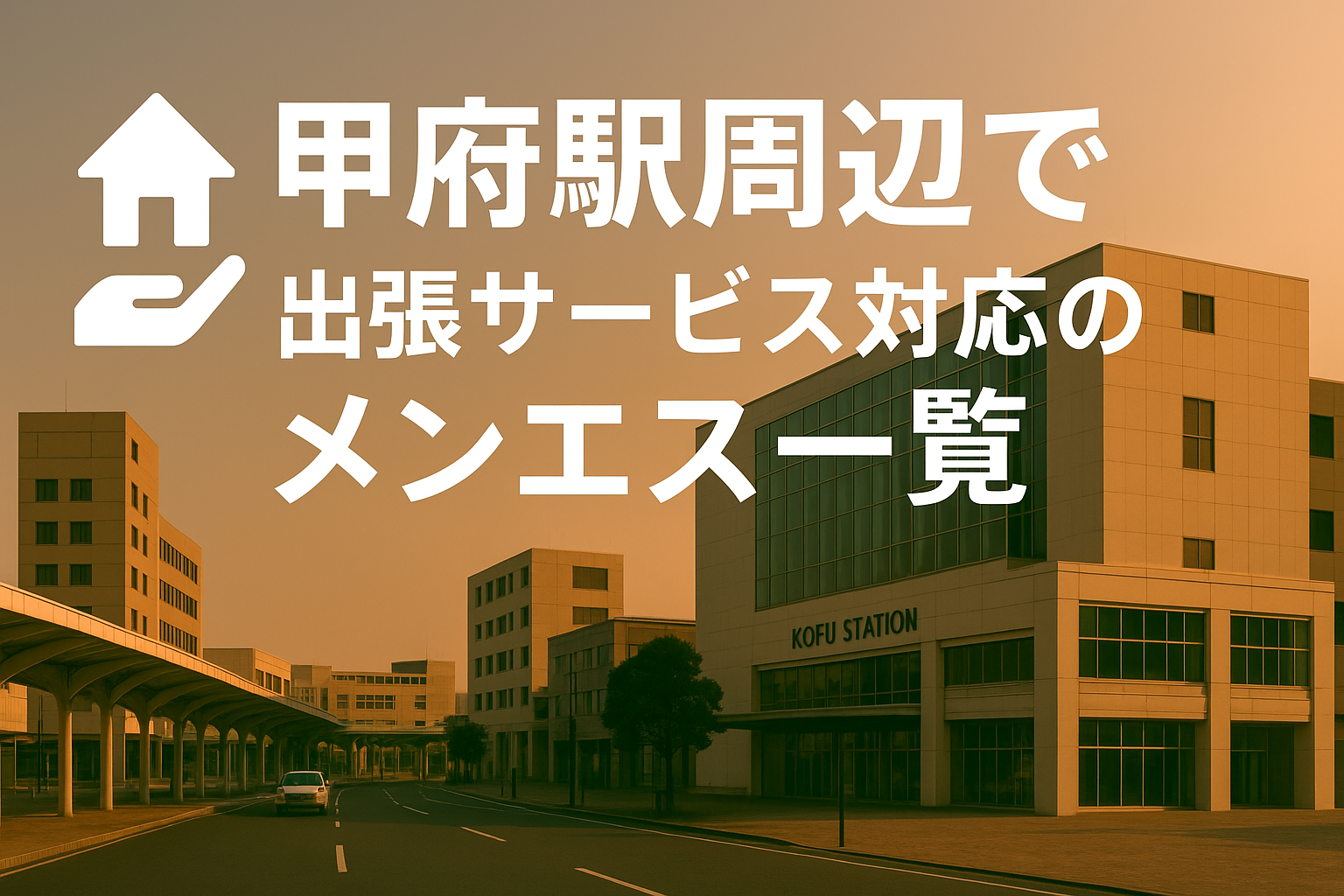 甲府駅周辺（丸の内・北口・中央・相生）で“ホテルに呼べる”出張メンエス｜甲府市全域ビジネスホテル派遣メンズエステ